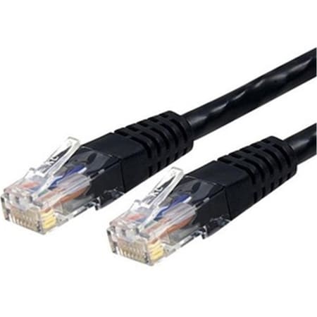 Ezgeneration 6 ft. Cat6 Patch Cord Pack Cable, Black EZ3205656